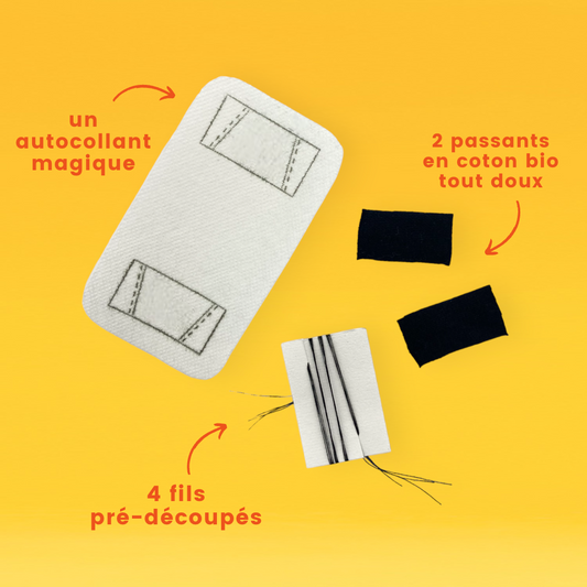 Paire de passants supplémentaires - couture