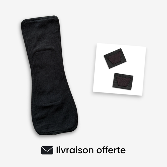 Serviette hygiénique lavable + 1 kit